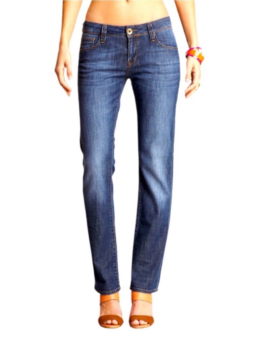 Mavi “Vanessa” Low Rise Straight Leg Jeans Sz 28